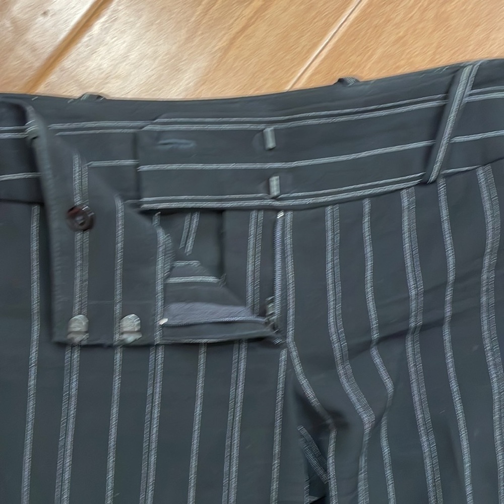 BEBE Women’s Striped Pants Size 4 Work Trousers y2k - Picture 7 of 7
